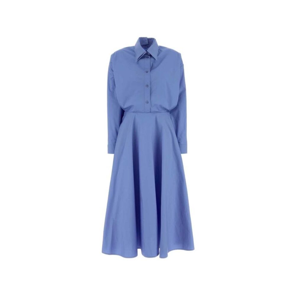 Balenciaga Women Cotton Midi Dress